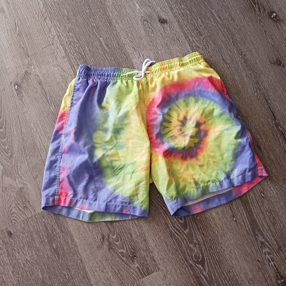 Surf & Swim Co. TRUNKS Tie Dye swim trunks board shorts XL - Picture 2 of 3